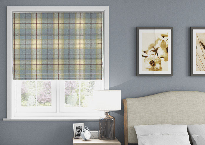 Highland, Duckegg - Twist&Fit Roman Blind - Image 3